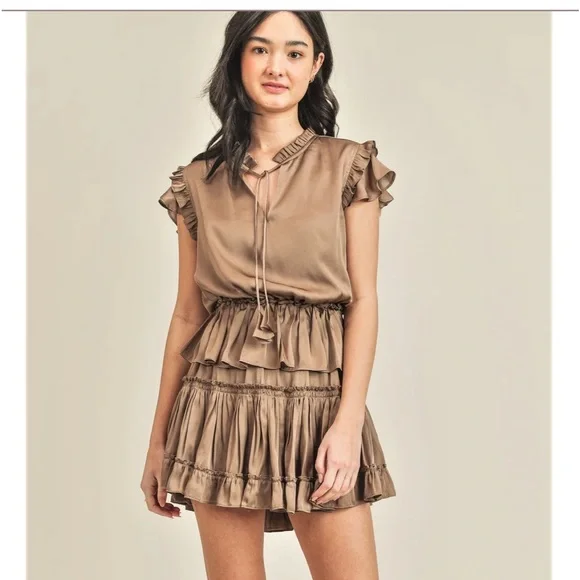 Reset Summer Dress in Mocha - Picture 2 of 4